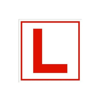 Pair of L Plate Label(Learner Sticker) - Main Image