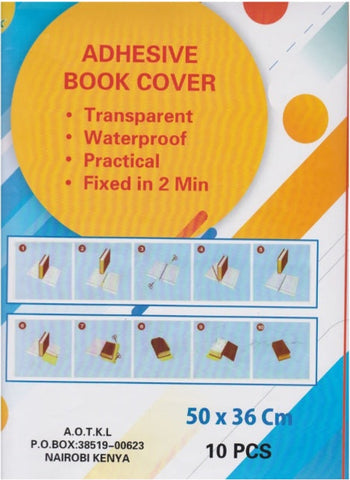 Adhesive Book Cover A4 10 Pcs CK-5036 50x36cm