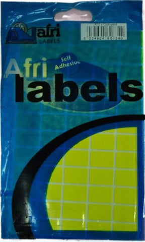 Afri Label Coloured-Flourescent K11 Yellow