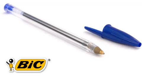 Bic Crystal  Pen ( Blue,Black,red)