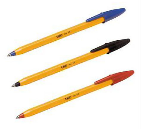 Bic Fine Point ( blue,black,red)