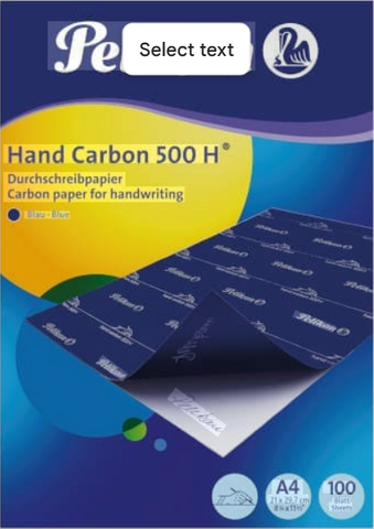 Pkn Carbon Paper 500H Blue