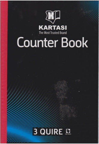 Counter Book A4 3 Quire