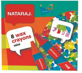 Crayons Nataraj 8pcs mini
