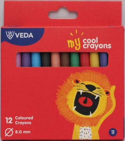 Crayons veda 8.0 mm 12pcs
