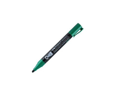 Faber Castell Marker Permanent Green Round Refillable