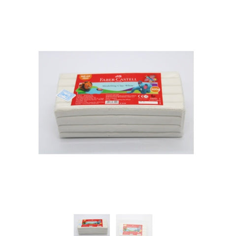 Faber Castell Modelling Clay 500g White