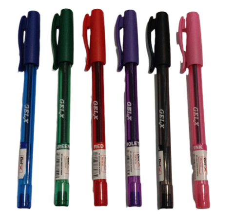 Gel X Pens ( Black,Red,Pink, Blue, Green,Purple)