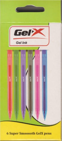 Gelx Pen Assorted 6pcs KG106N06(1)