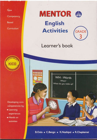 Grade 3 English activities Learner's Book (Mentor)