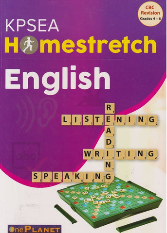 Grade 4 KPSEA Homemestretch English (One Planet)