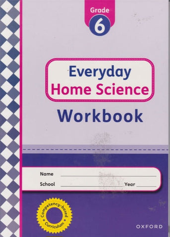 Grade 6 Everyday Home science Workbook (Oxford)