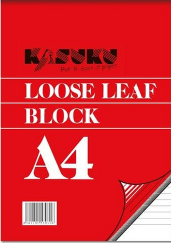 Loose Leaf Block A4 (kasuku)