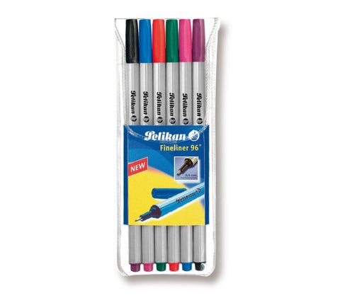 Pelikan Fineliner 6pieces assorted