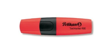 Pelikan text marker Red