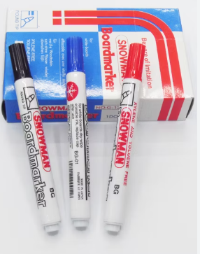 Permanent Maker Showmen ( blue, black, Red Green)