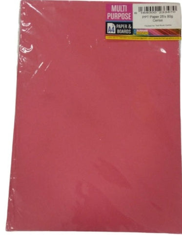 Posterprint Paper A4 80gm PPT 25 pieces Cerise