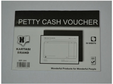 Pretty Cash Voucher A5 Ref284 White