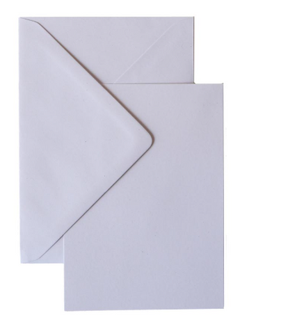 White A6 Envelopes Pack of 50 pieces