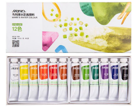 Marie's Tube Water colours