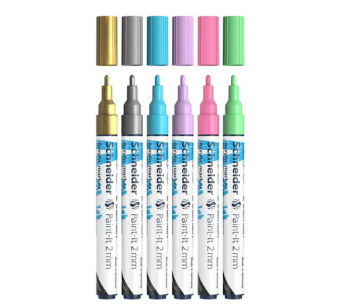 schneider Acrylic Marker Paint-It 310 2Mm 6_s Asst